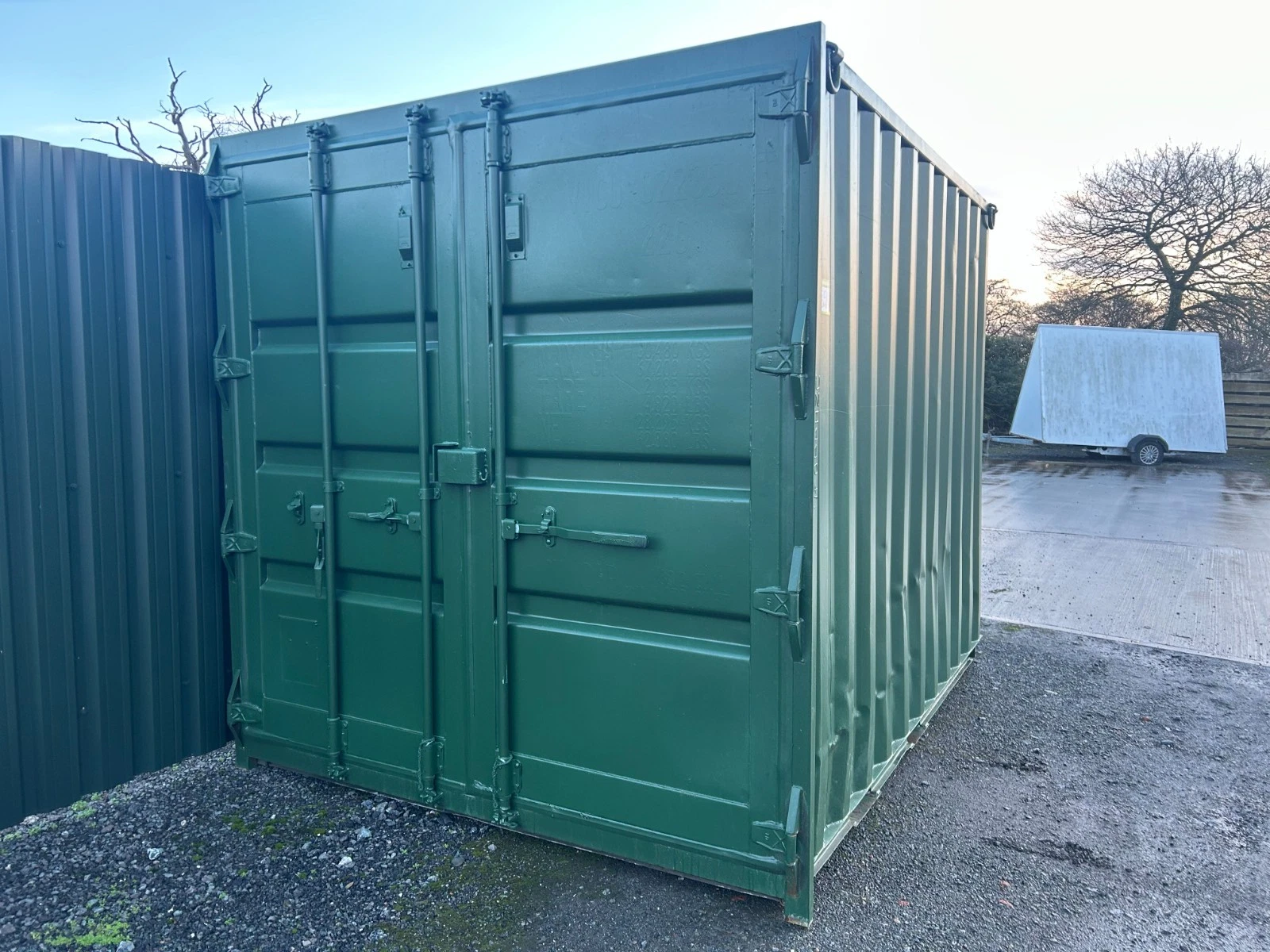 10ft x 8ft Used Cut Down Shipping Container